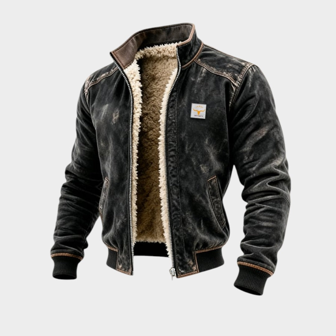 Ricardo™ | Chaqueta con aspecto de cuero y diseño distintivo