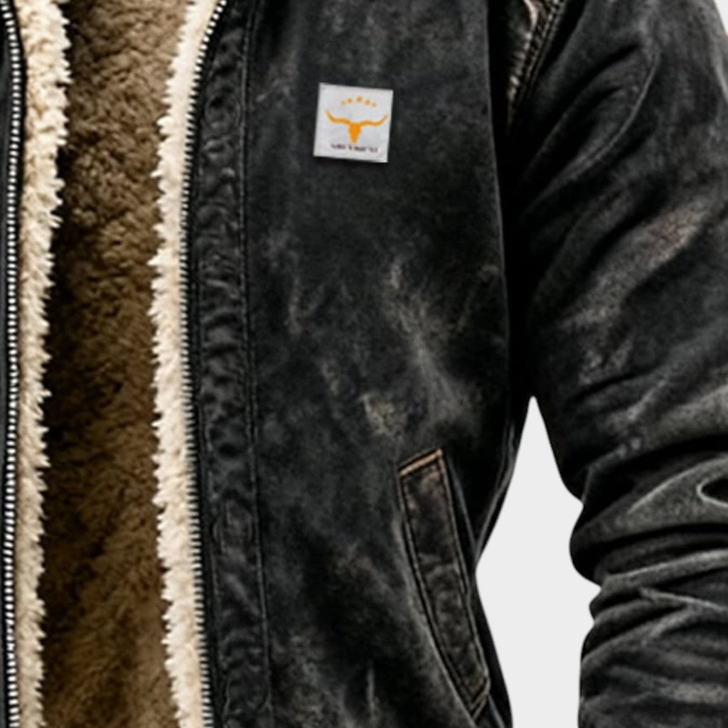 Ricardo™ | Chaqueta con aspecto de cuero y diseño distintivo