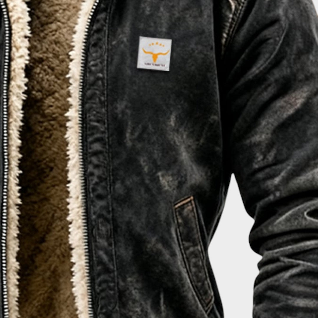 Ricardo™ | Chaqueta con aspecto de cuero y diseño distintivo