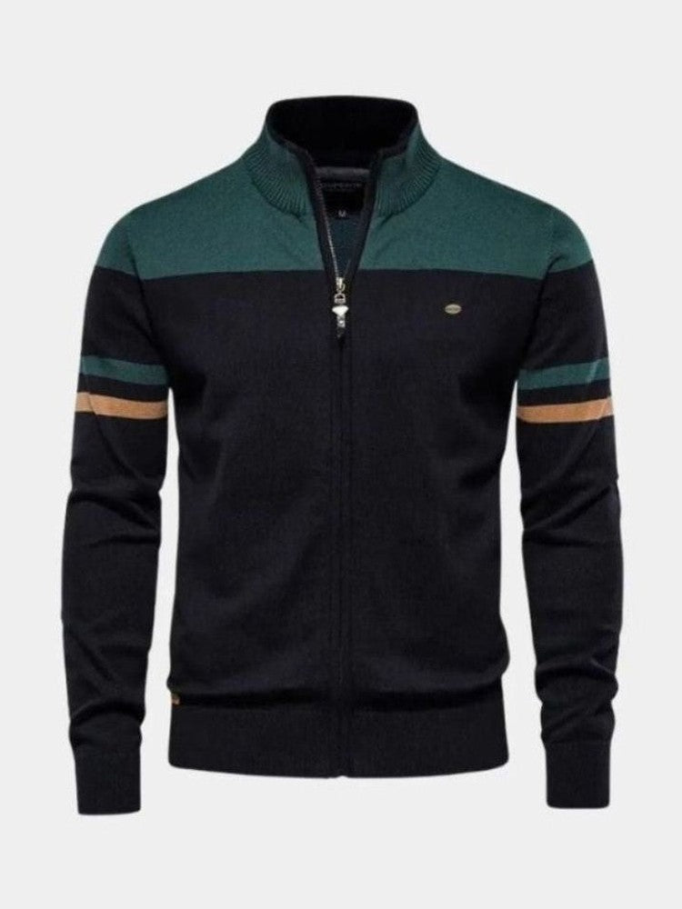 Anders™ | Cardigan de punto con cierre de cremallera