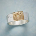 Anillo Boho Hilos Dorados