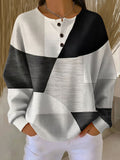 Carmen | Jersey patchwork en negro y blanco