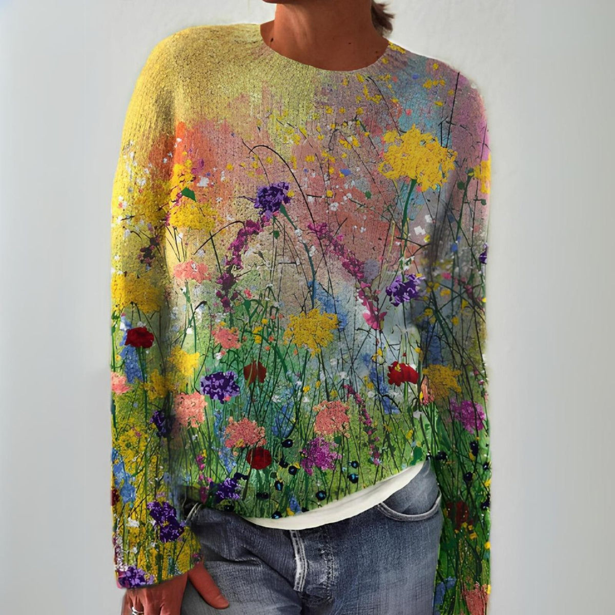 Grace | Jersey de punto vintage con estilo isla