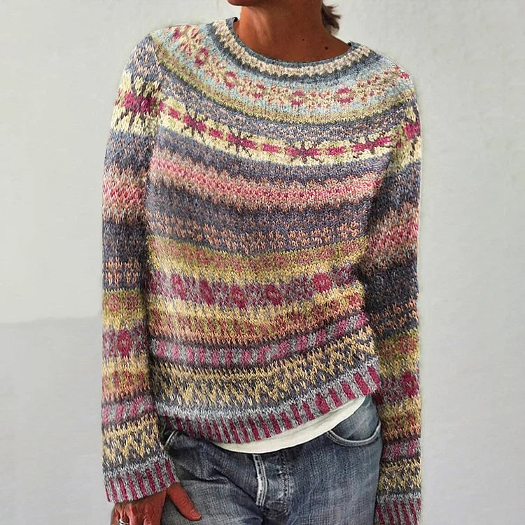 Keira | Jersey de punto vintage con islas