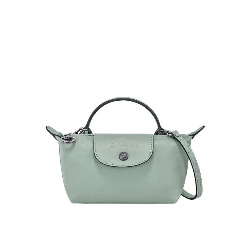MINI BOLSO DE PIEL | AZUL CLARO