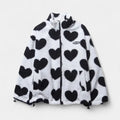 Maja – Chaqueta reversible con corazones