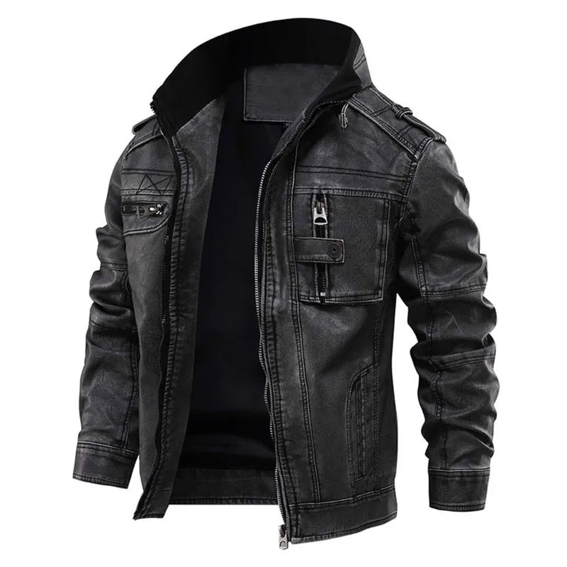 Héctor™ | Chaqueta de cuero de invierno