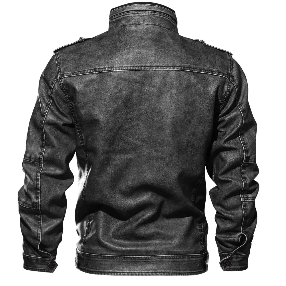 Héctor™ | Chaqueta de cuero de invierno