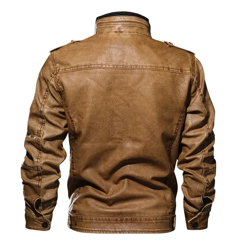 Héctor™ | Chaqueta de cuero de invierno