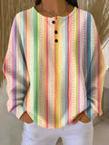 Nuria | Jersey con rayas verticales de colores