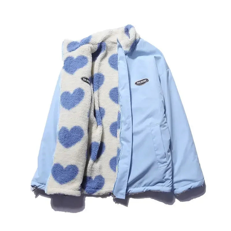 Rosa™ | Chaqueta Reversible con Corazones