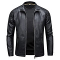 Francisco™ | Chaleco de cuero con cuello stand