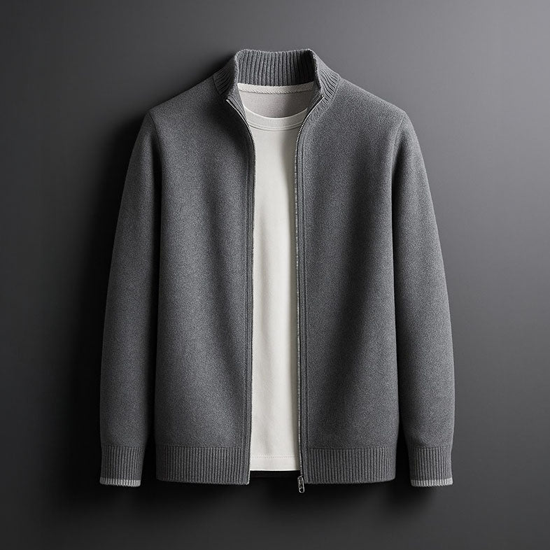 Harvey™ | Cárdigan elegante de lana con cremallera